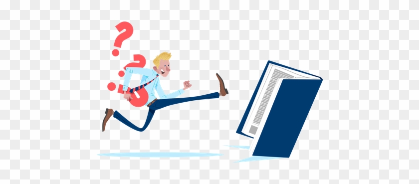 Young Man Running To Scriptures - Religious Text #207793