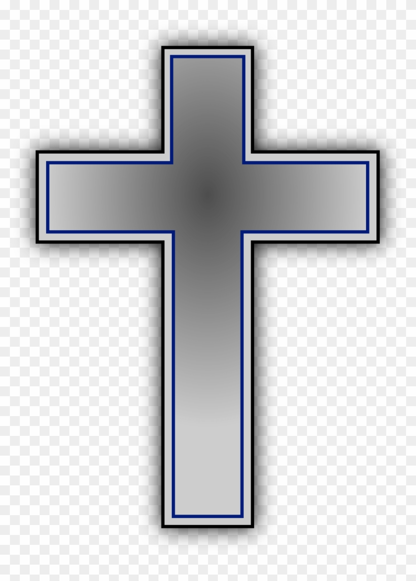 Viewing Gallery For Black And White Cross Clip Art - Cross With Transparent Background #207819