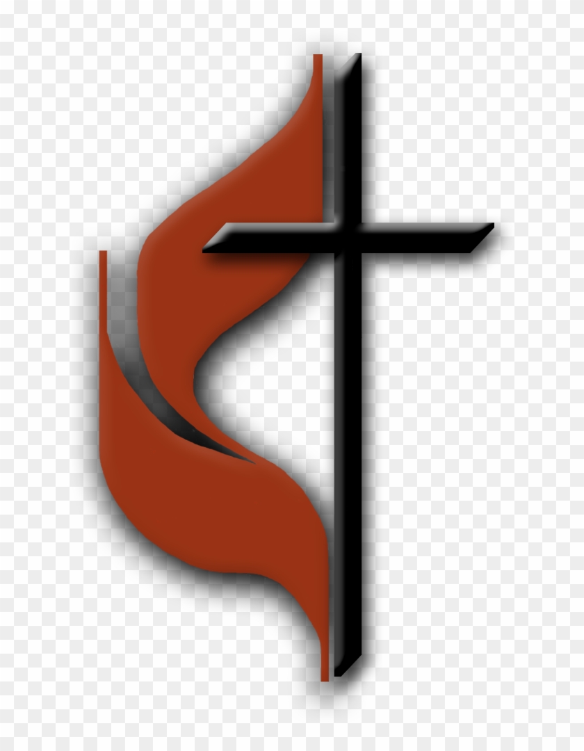 Clipart Methodist Cross Church Pencil And In Color - United Methodist Church #208200