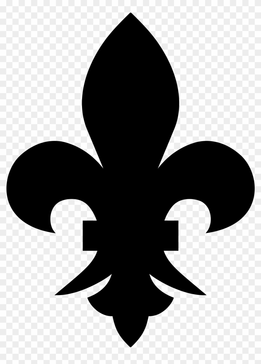 Filefleur De Lis Black - Blue Fleur De Lis #208308