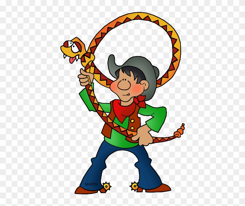 Free United States Clip Art By Phillip Martin, Pecos - Tall Tales Clip Art #208559