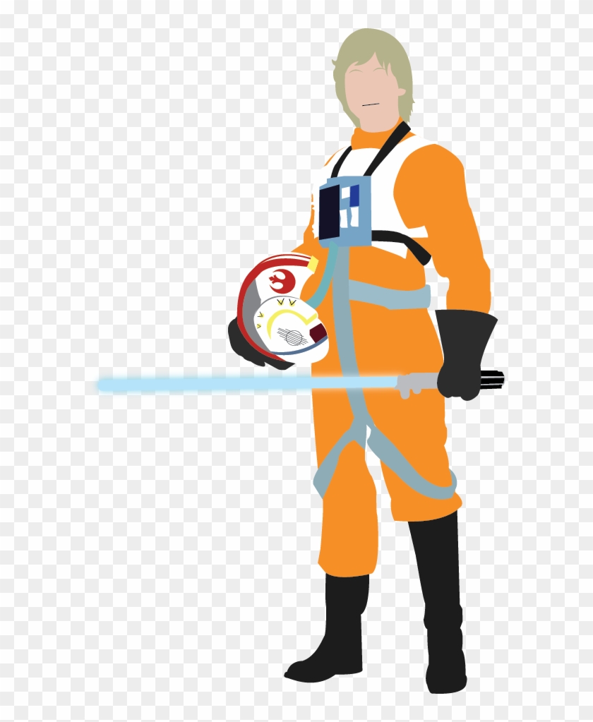 Luke Skywalker Vector By Deanwillphoenix - Cartoon #208815