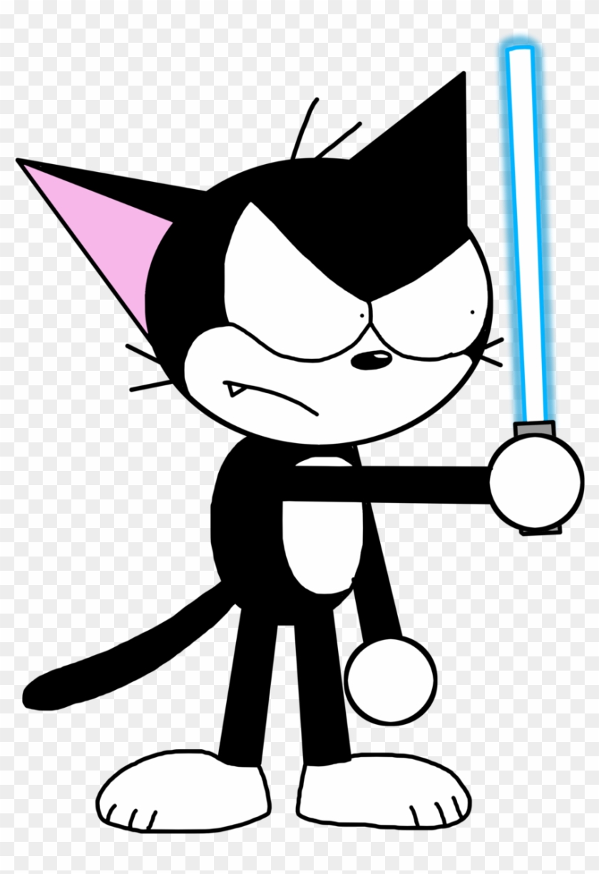 Cyborg Kuro-chan With Lightsaber By Marcospower1996 - Cyborg #209023