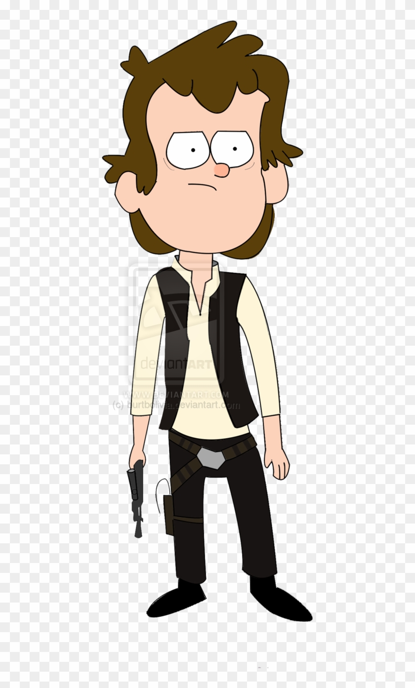 Gun Clipart Han Solo - Han Solo Cartoon Png #209061