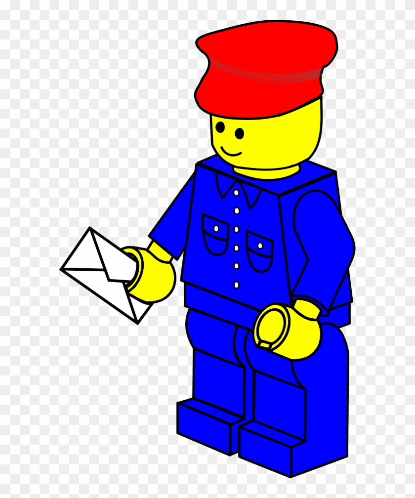 Lego Town Postman - Lego Clip Art #209065