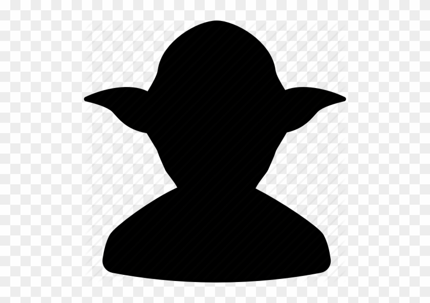 Avatar, Contact, Default, Starwars, User, Yoda Icon - Star Wars Yoda Silhouette Transparent Background #209120