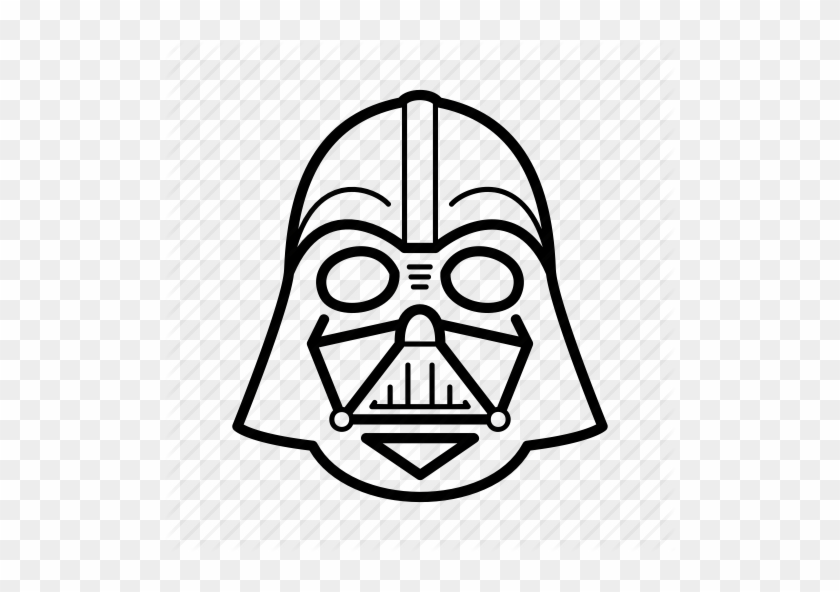 Dark Side, Darth Vader, Helmet, Skywalker, Star Wars, - Darth Vader Helmet Cartoon #209131