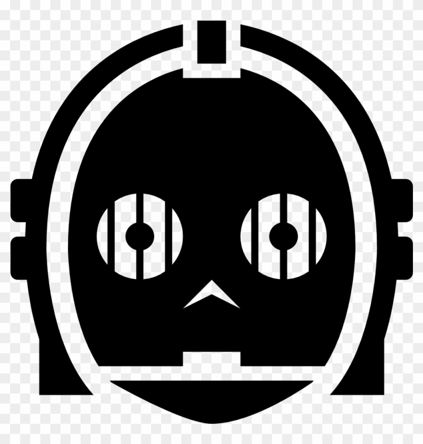 C3po Icon - Star Wars Silhouette Cameo #209182