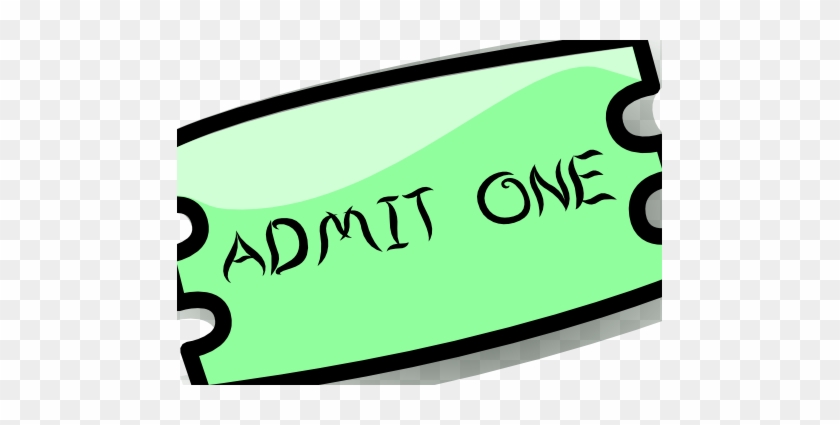 How Much Does It Cost To Get Into A Game - Ticket Clipart #210167