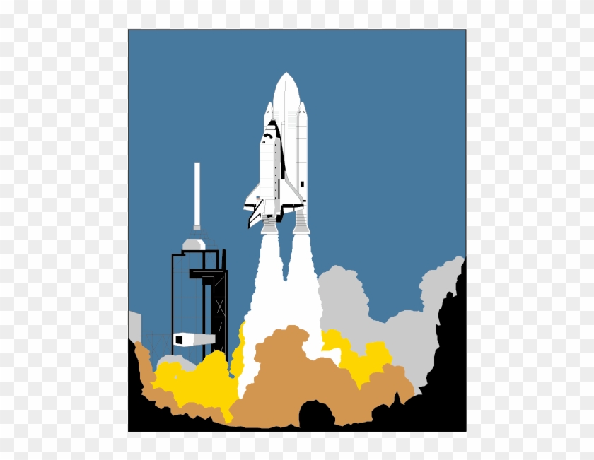 Rocket Launch Launch Pad Space Launch Clip Art - Encapsulated Postscript #210473