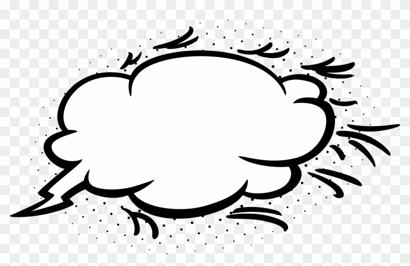 Empty Comic Bubbles Cloud Clipart Png Image Download - Comic Bubble Png #210831