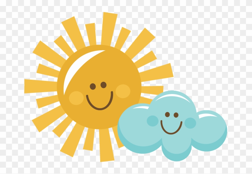 Sun And Clouds Clipart - Sun And Clouds Clipart Png #210835