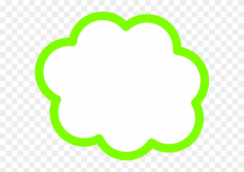 Green Cloud Clip Art - Clip Art #210836