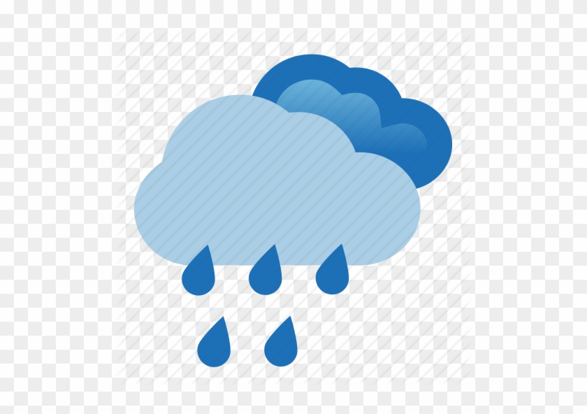 Png Rain Cloud Transparent Rain Cloud - Cloud With Rain Icon #210849