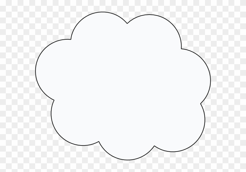 Plain Cloud Clip Art At Clker Com Vector Clip Art Online - Speech #210914