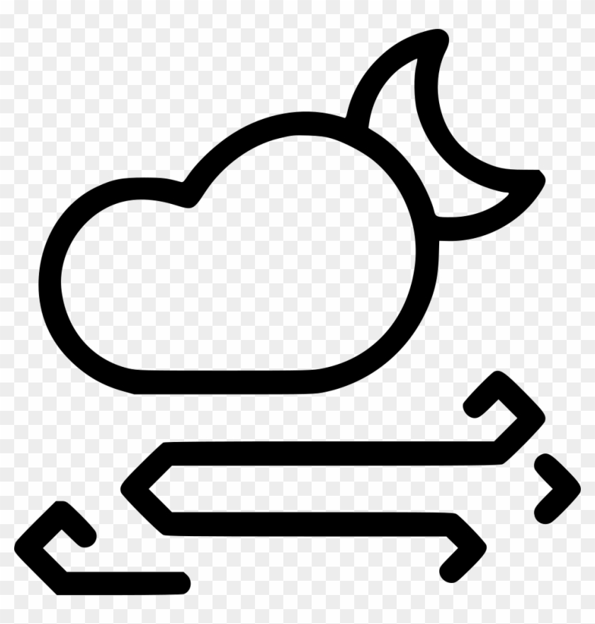 Storm Wind Windy Cloud Cloudy Night Moon Comments - Cloud #211110