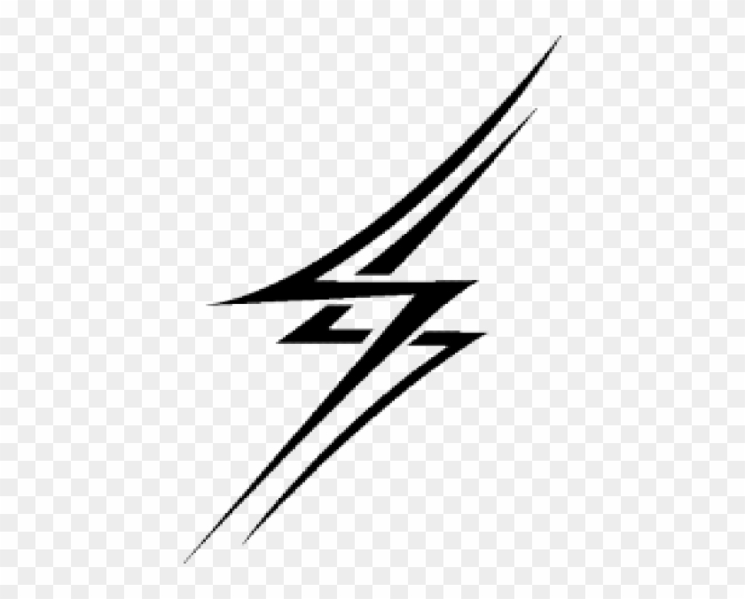 Zoomed In Lightning Bolt Clip Art At Clker Com Vector - Tribal Lightning Bolt #211114