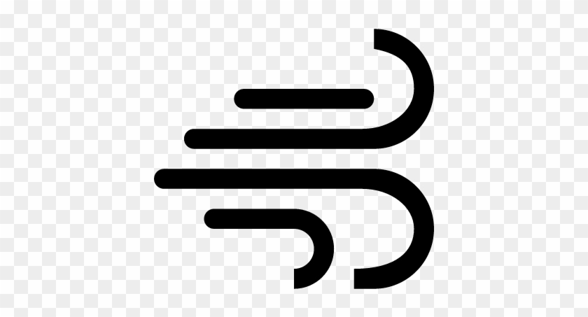 Winds Weather Symbol Vector - Weather Symbol For Wind #211161
