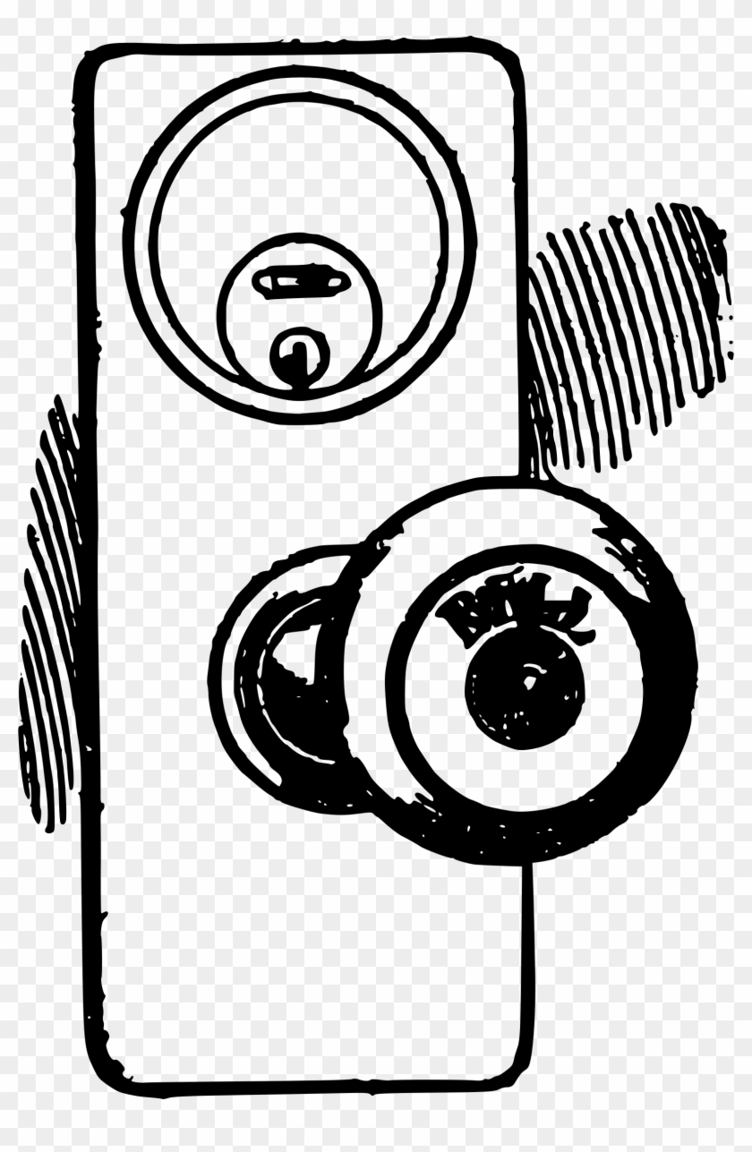 Big Image - Door Lock Clipart #1341594