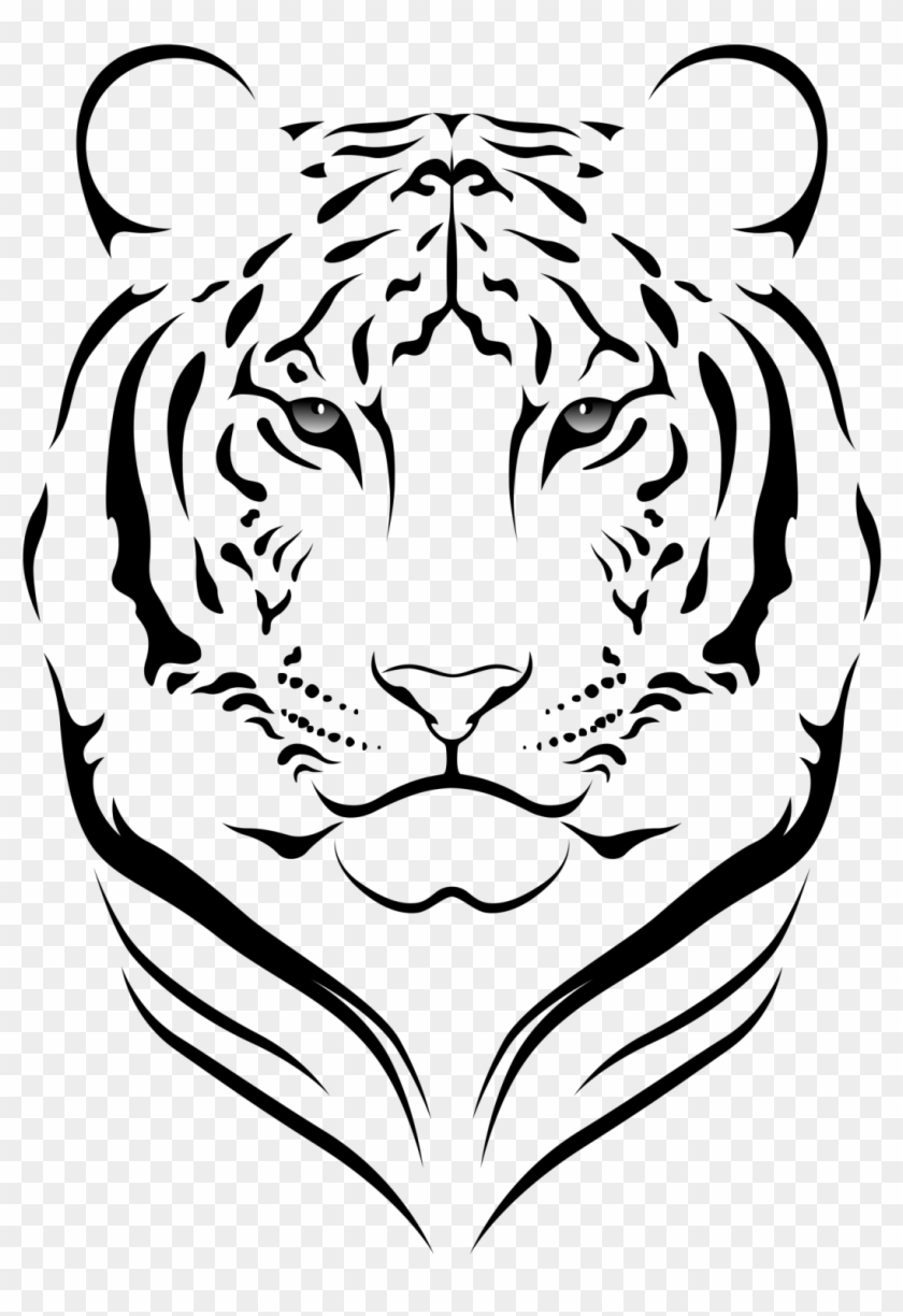 Large Size Of How To Draw A Baby Bengal Tiger Snow - Tattoo Tiger Tribal #1341800