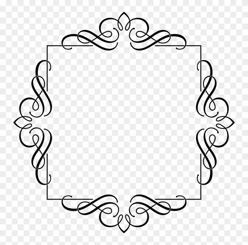 Decorative Arts Picture Frames Ornament Drawing - Fancy Picture Frame Drawing #1341860