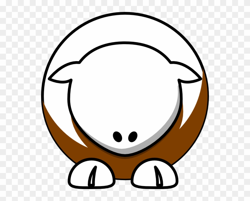 White On Brown No Eyeballs Svg Clip Arts 564 X 594 - White On Brown No Eyeballs Svg Clip Arts 564 X 594 #1342344