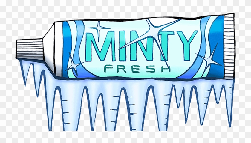 Illustration Of Minty Toothpaste - Illustration Of Minty Toothpaste #1342469