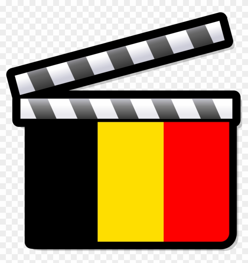 Belgium Film Clapperboard - Svg Фильмы #1342638