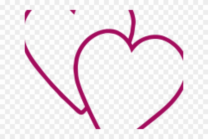 Double Heart Clipart - Double Heart Clipart #1342867