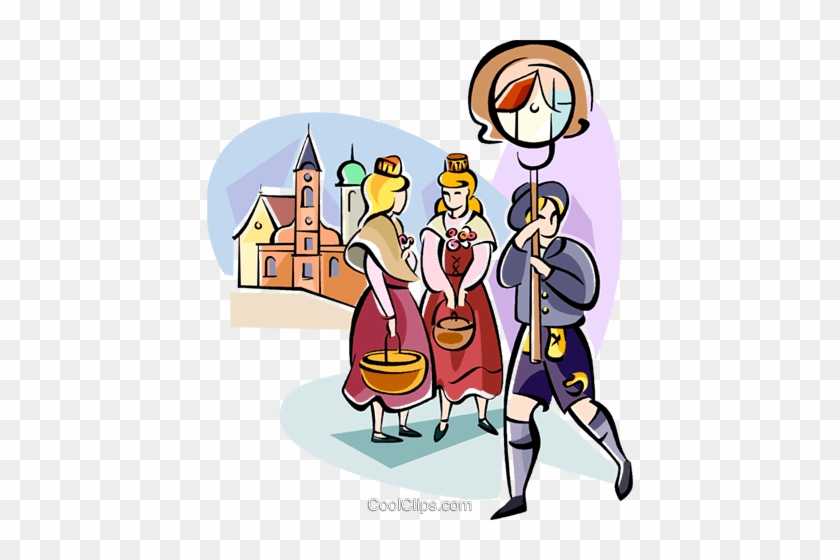 Bavarian Holiday Royalty Free Vector Clip Art Illustration - Cartoon #1343288