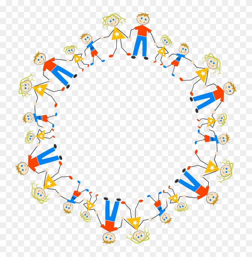 Medium Image - Stick Figures In A Circle #1343409