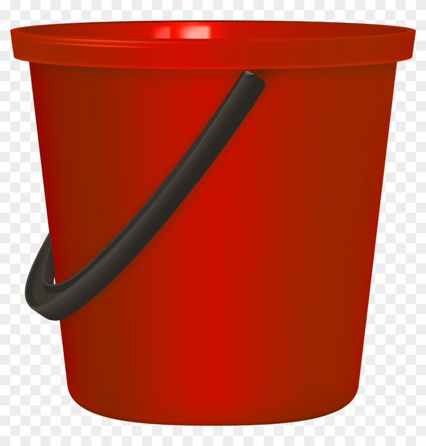 Red Bucket Png Clip Art - Red Bucket Png Clip Art #1344060