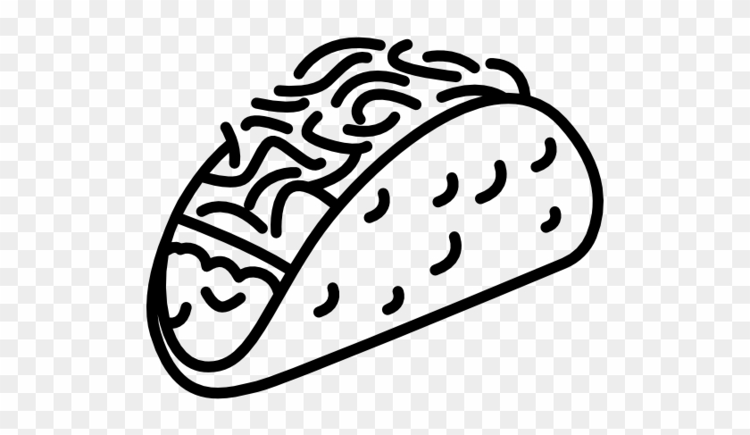 Mexico Corn Fast Icon - Taco Icon Transparent Background #1344286