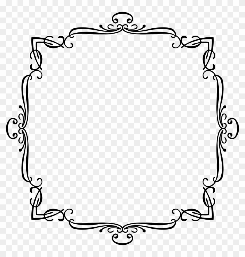 Big Image - French Border Clip Art #1344371