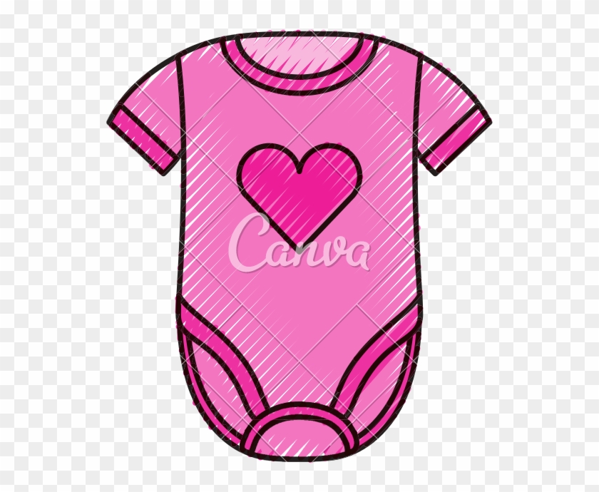 Little Girl Clothes Vector Icon Illustration - Little Girl Clothes Vector Icon Illustration #1344505