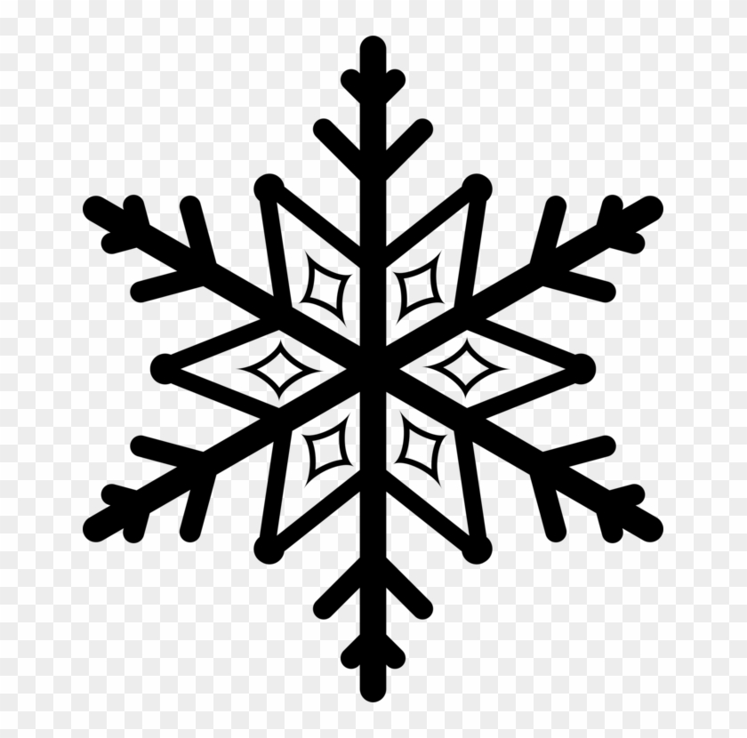 Wall Decal Sticker Paper Snowflake - Christmas Flyer Black And White #1344702