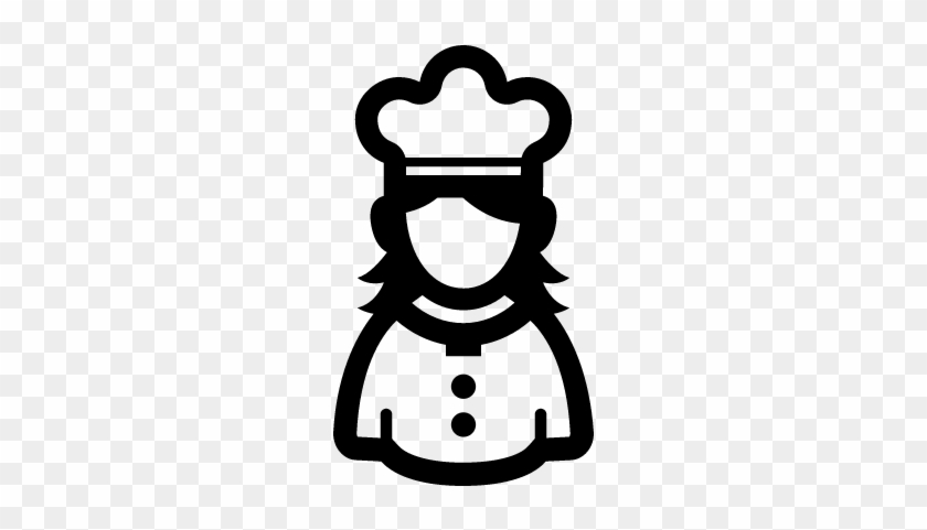 Female Chef Vector - Woman Chef Icon Transparent #1344962