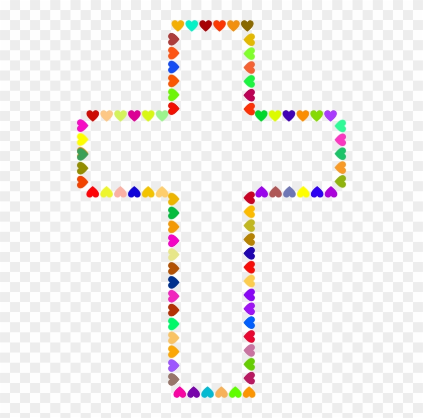 All Photo Png Clipart - Heart Cross Clip Art #1345470