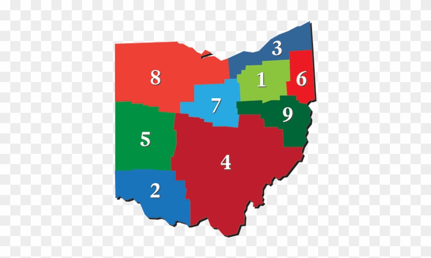 Oand Is Comprised Of Nine Geographic Districts Within - Map #1345514