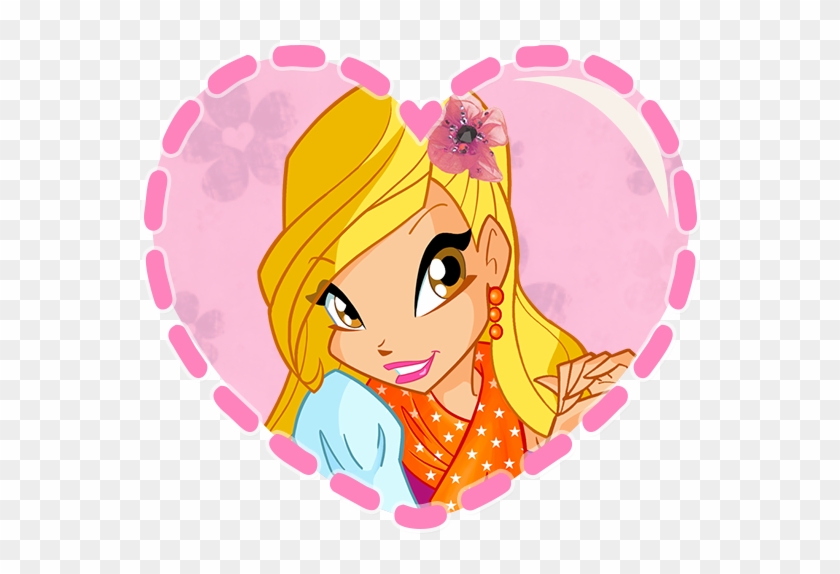 Winx Club Romantic Heart Shaped Valentines Cards - Валентинки С Винкс #1345780
