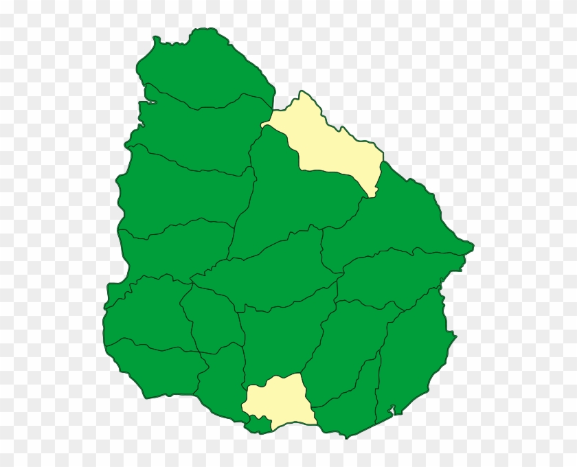 Map Of Uruguay By Hdi - Ubicacion De Las Praderas En Uruguay #1346017