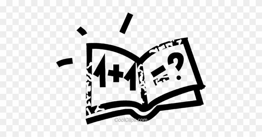 Math Book Royalty Free Vector Clip Art Illustration - Differenza Di Cubi Prodotti Notevoli #1346028
