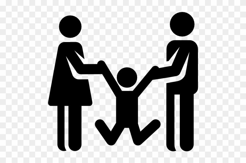 Parents With Kids Icon Clipart Parent Child - Parents With Kids Icon #1346153