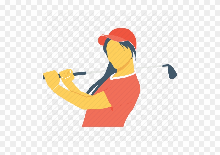 Free Download Golfer Lady Clipart Golf Clip Art - Stock Illustration #1346194