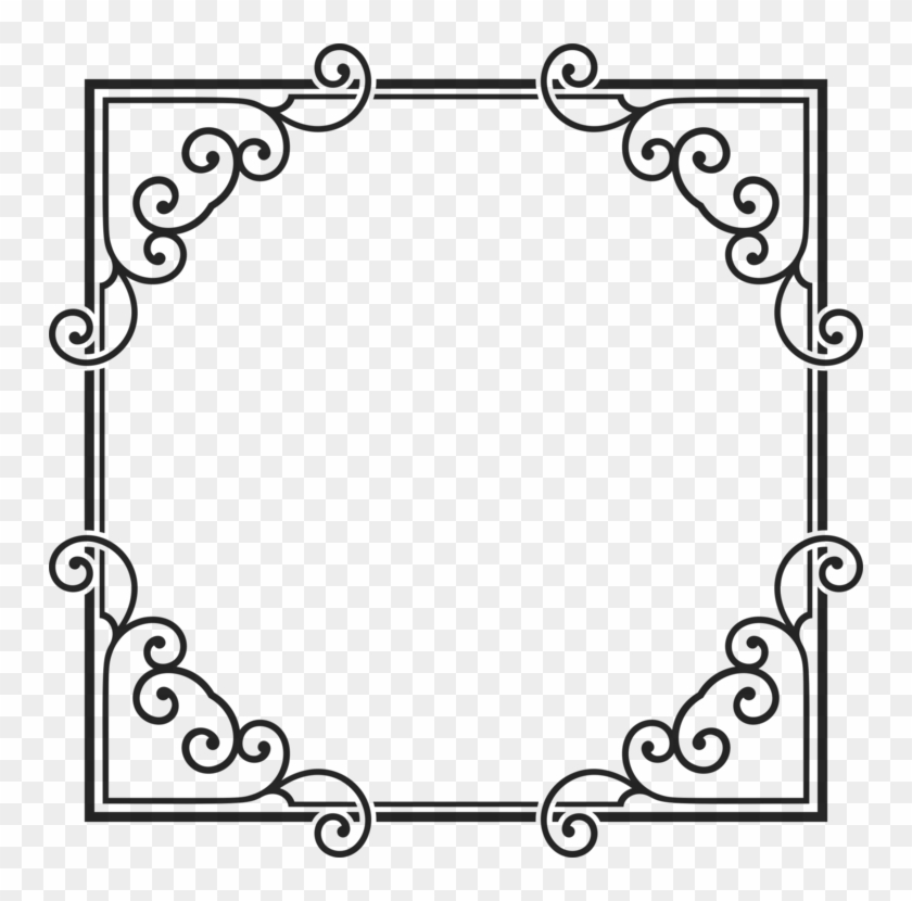 Picture Frames The Fairies Chamber Line Art Fairy Decorative - Vector Graphics #1346210