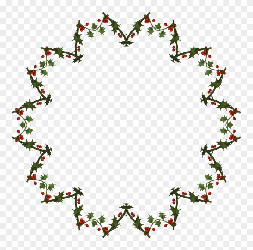 Wreath Computer Icons Clip Art Christmas Christmas - Border Christmas Leaf #1346220