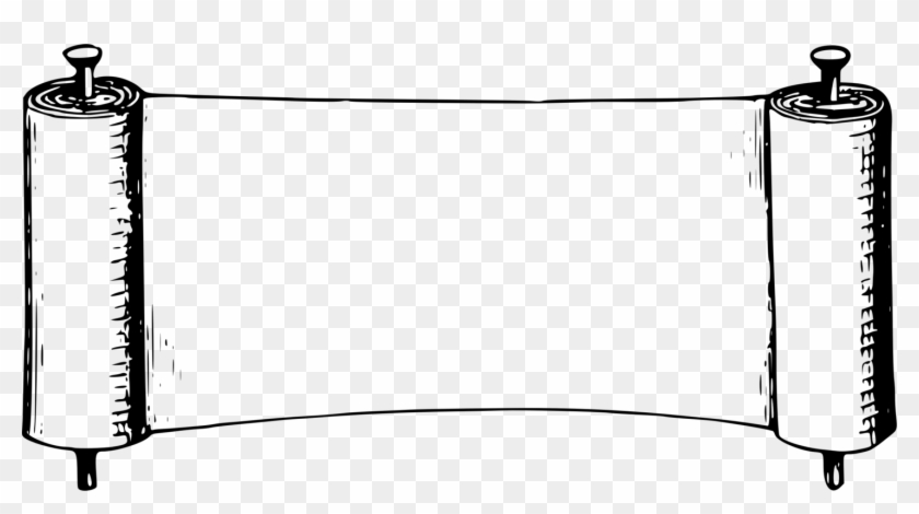 Paper Scroll Computer Icons Symbol Papyrus - Scroll Symbol #1346304