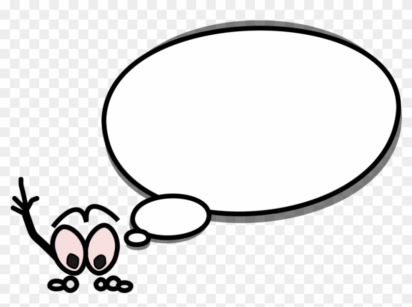 Speech Balloon Cartoon Comics Comic Strip - Person With A Thinking Bubble #1346445