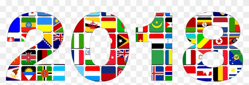 Unity Stroke Abstract Art Calendar - Countries Flags Abstract #1346495