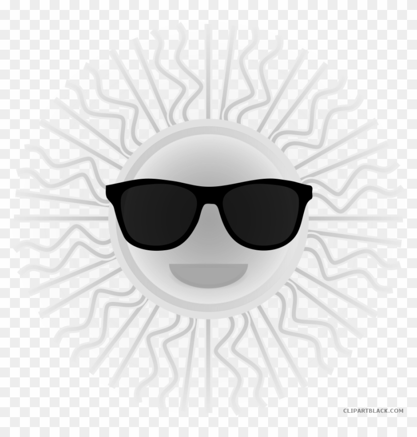 Sun With Sunglasses Clipart Sunglasses Clip Art - Sun With Sunglasses Clipart Sunglasses Clip Art #1346542